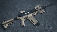 M4 Carbine 3D Model  Versatile Modern Combat Rifle Tactical Standard