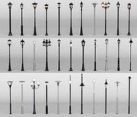 Street Lamps  Lampposts Collection
