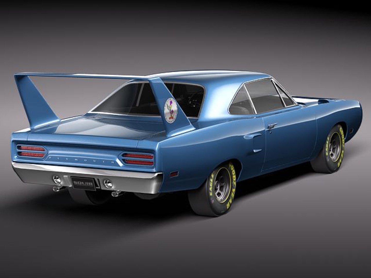 Plymouth Road Runner Roadrunner 3d Lwo