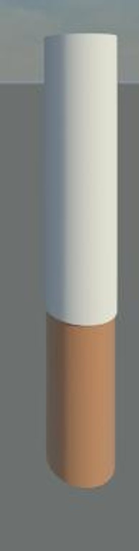 3d Model Of Cigarette