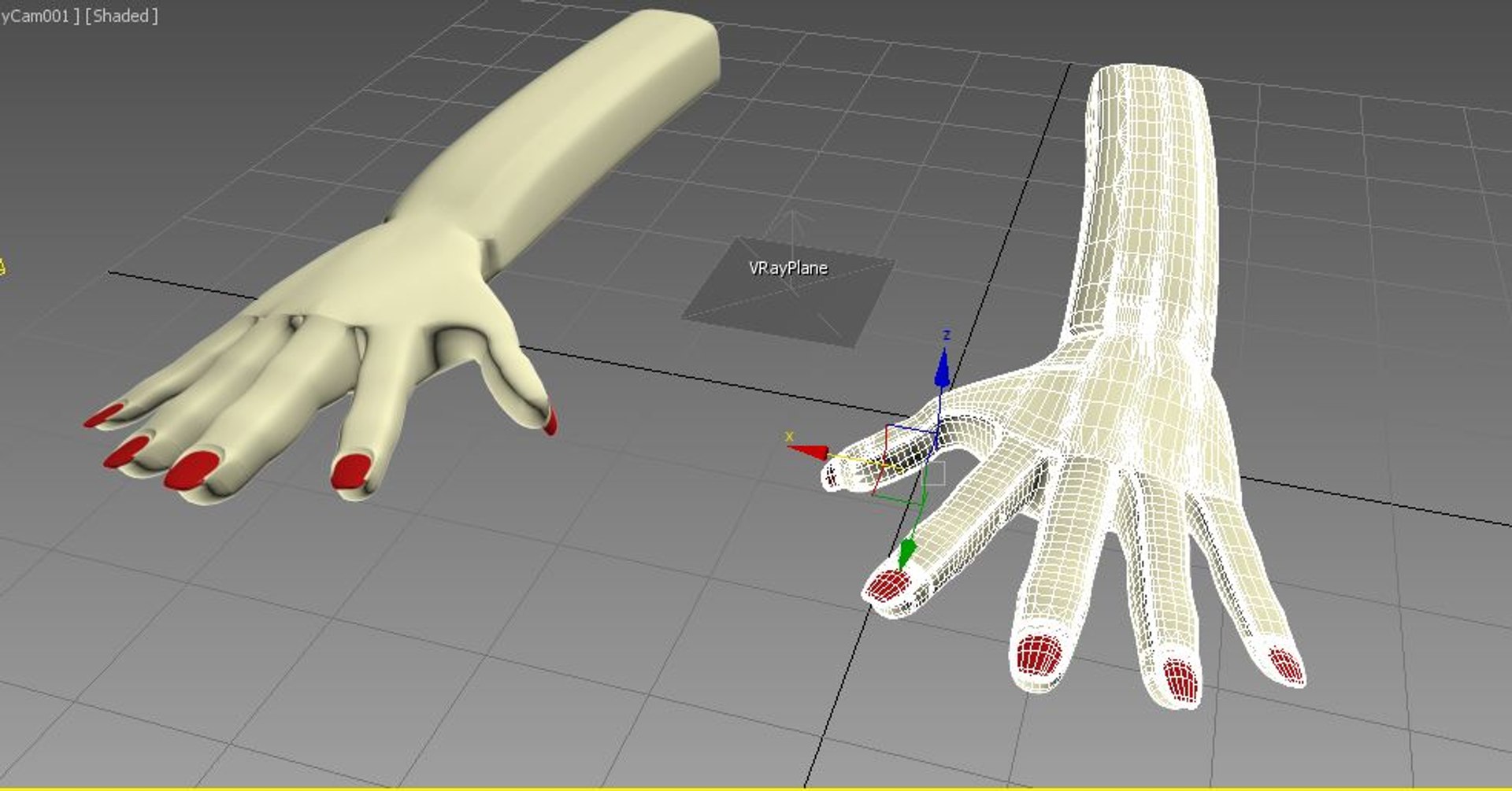 Human Hand 3ds
