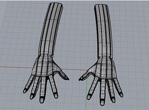 human hand 3ds