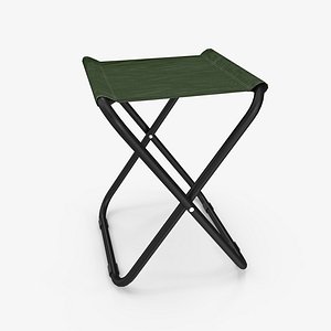 3D model folding chair