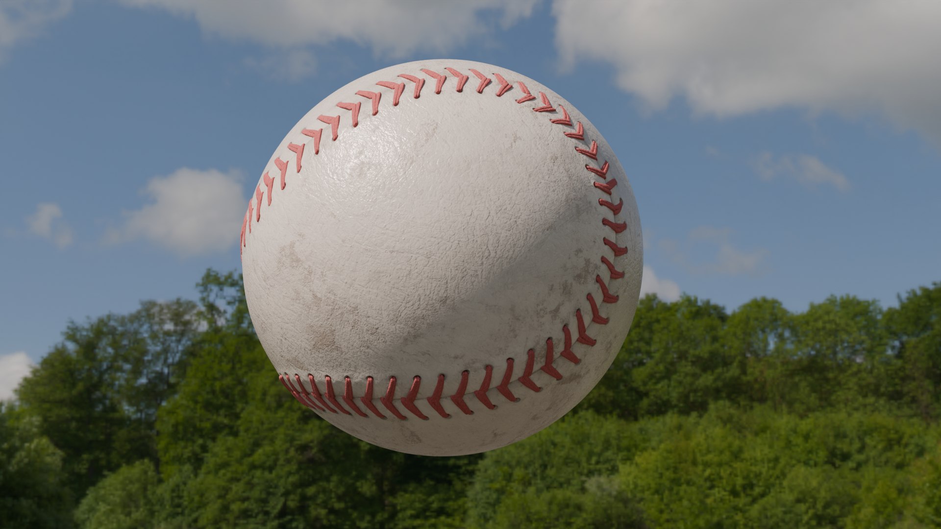 3D Used Baseball Without Logos - TurboSquid 2261497