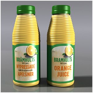 3D Orange juice model