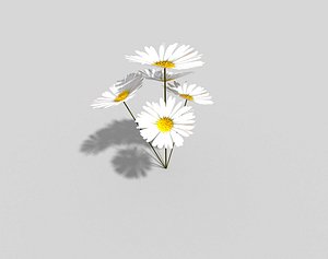 3d flower games model