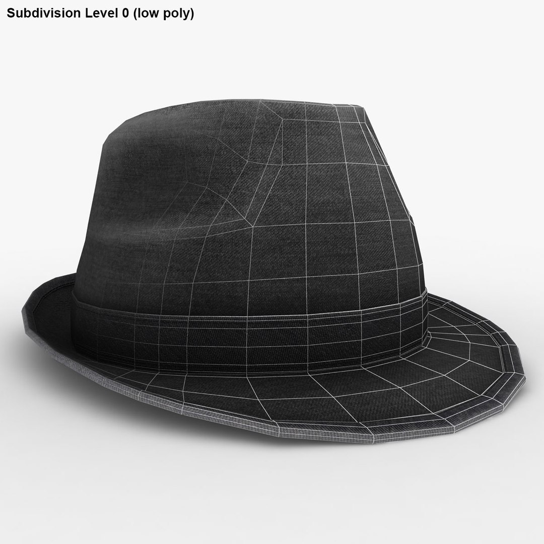 3d model fedora hat black https://p.turbosquid.com/ts-thumb/Ms/PxDyob/Uk13OhSF/19/jpg/1431092146/1920x1080/fit_q87/0c52a5d8849109b3aa372702562fc7890b3e3da9/19.jpg