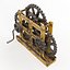 Old Gear Mechanism 3D model