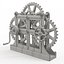 Old Gear Mechanism 3D model