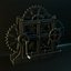 Old Gear Mechanism 3D model