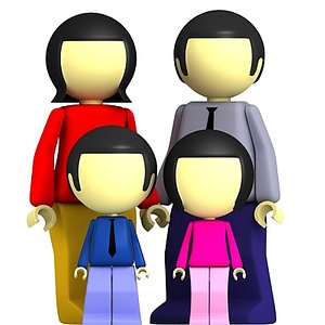 3dsmax men family man