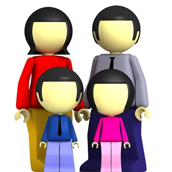 3dsmax men family man