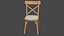 Cross back chair