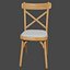 Cross back chair