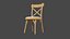 Cross back chair