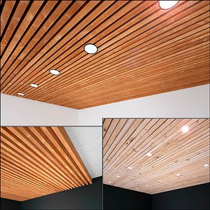 wooden ceiling 3D