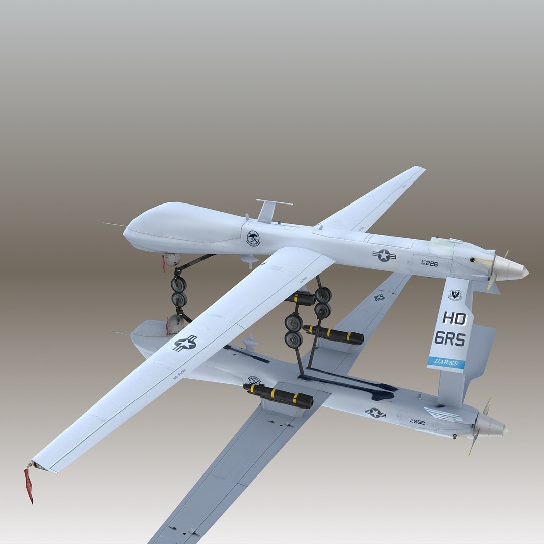 3d General Atomics Mq-1 Predator