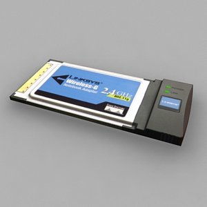 pcmcia card 3d model