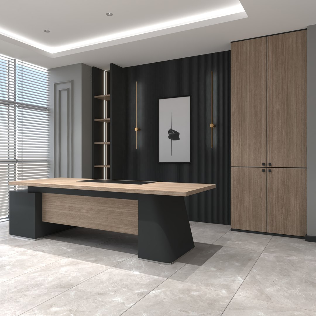 Executive Desk - Table 3D model https://p.turbosquid.com/ts-thumb/Ms/g2qazx/Ma/10001/jpg/1705264034/1920x1080/fit_q87/123a7fa51ceab97bec14bed48950db2602d29f4e/10001.jpg