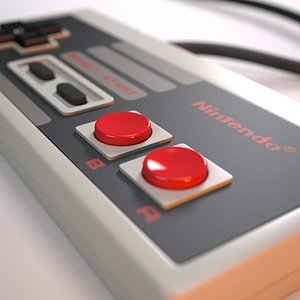 3d nintendo controller model