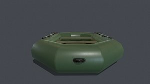3D pbr inflatable boat
