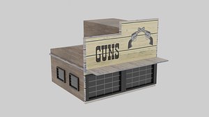 Wild West - Guns 3D model