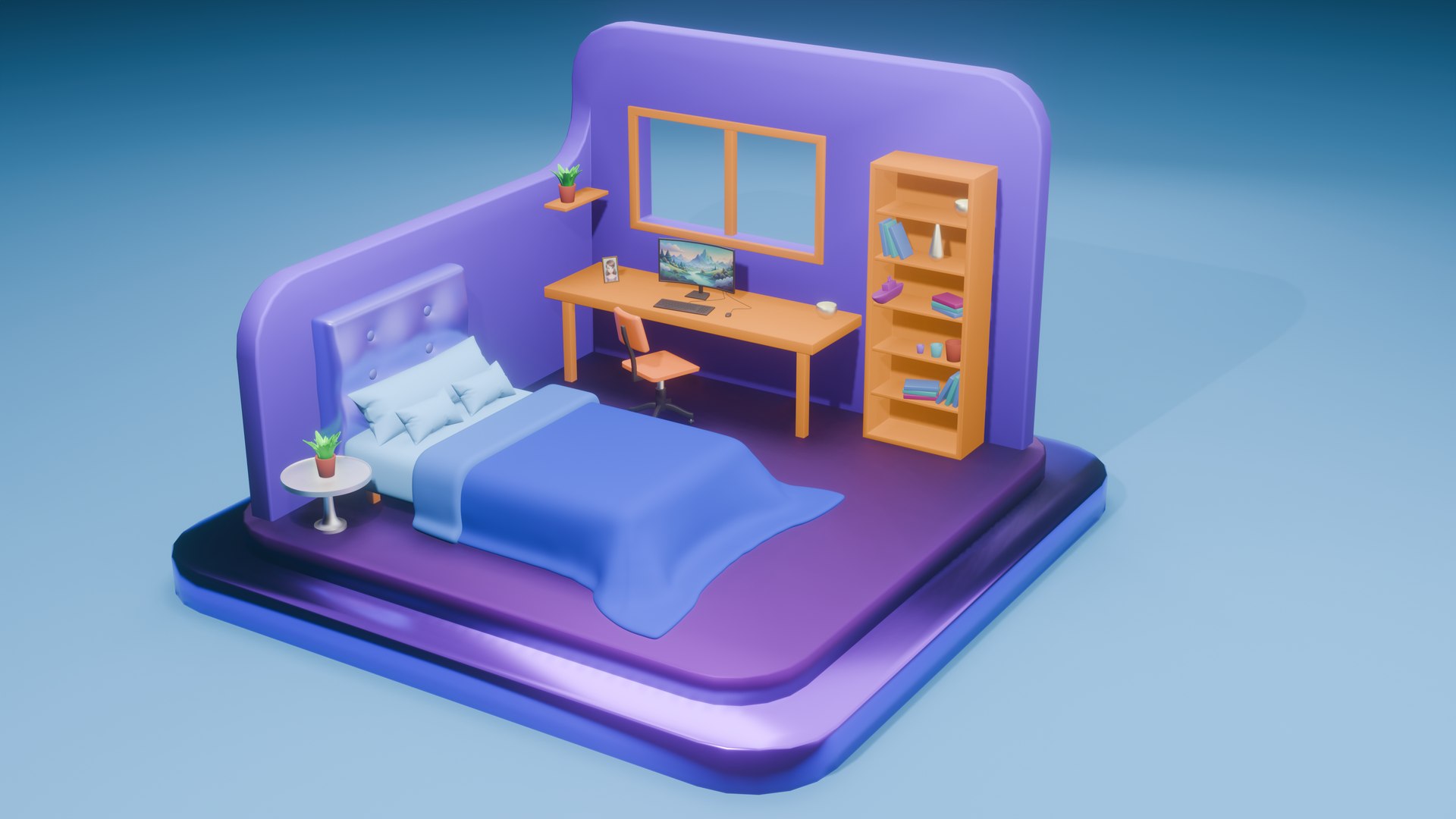 3D Stylized Room - TurboSquid 2227711