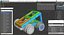 Magnetic Designer Toy Car 3D Model