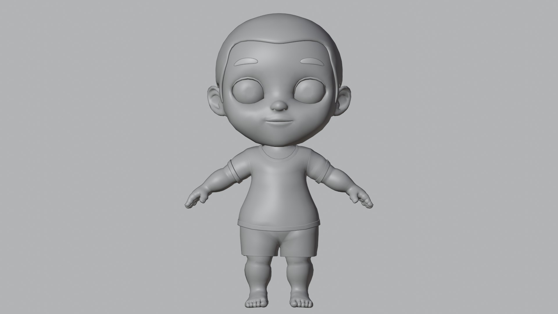 3D Joy Baby Cartoon Character - TurboSquid 1745283