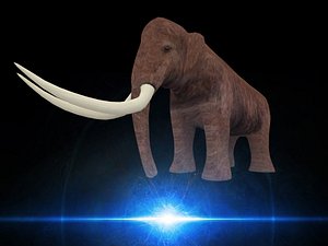 3d elephant mammouth model