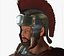 Soldado Romano PBR Rigged -Com cabelo e barba