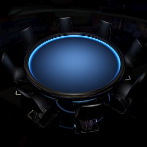3d poker table model