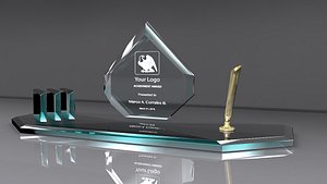 3d award glass