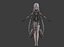 DragonGirl - spielbereiter LowPoly-Charakter