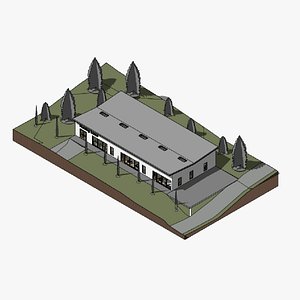 Nursing home - Revit model 3D model