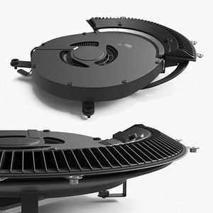 3D Apple Mac Mini M4 Internal Cooling Fan
