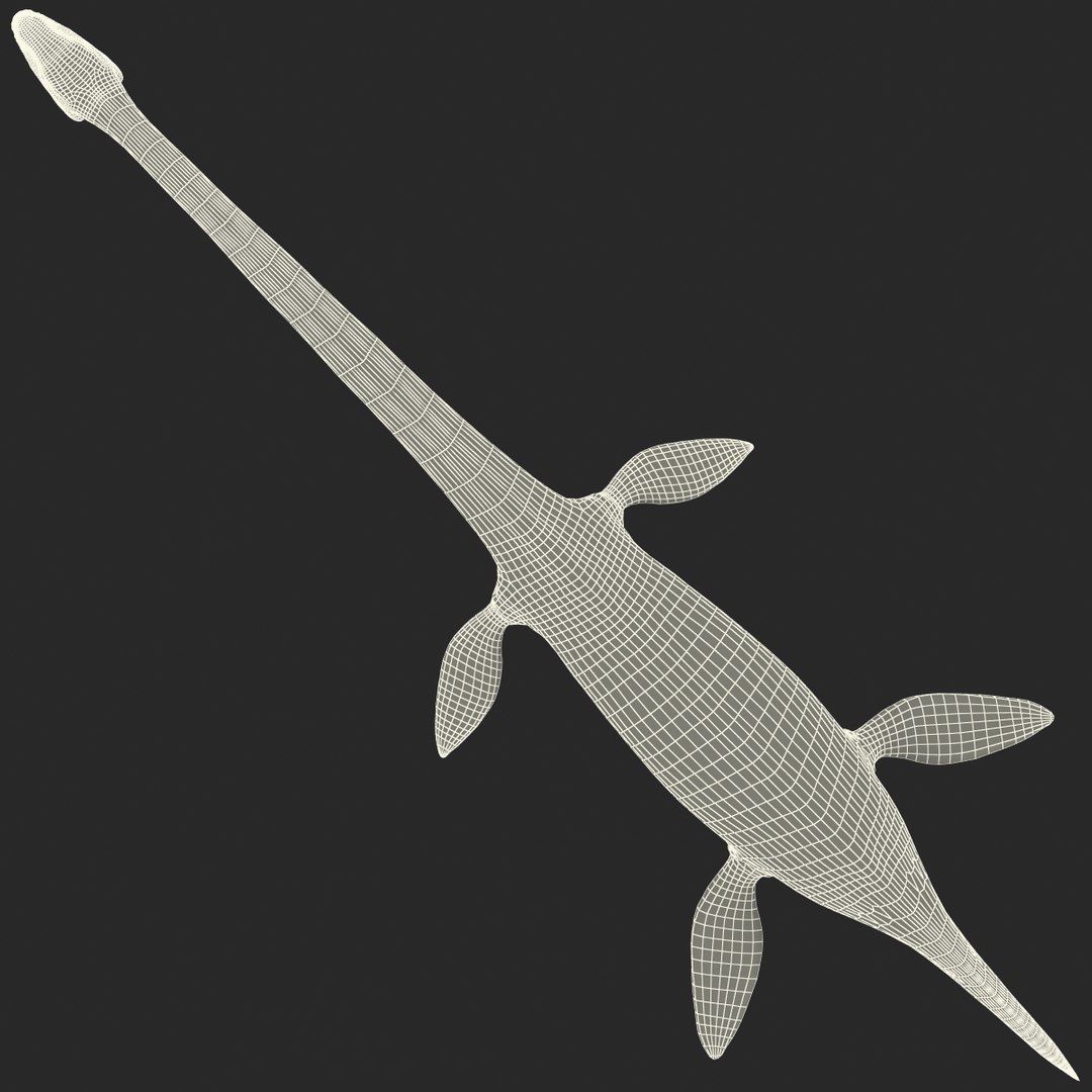 3d Plesiosaur Prehistoric Modeled