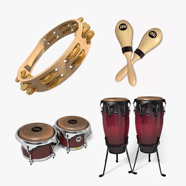 mini percussion set 1 3D