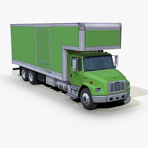 Freightliner FL70 2001 Box truck s04 3D model