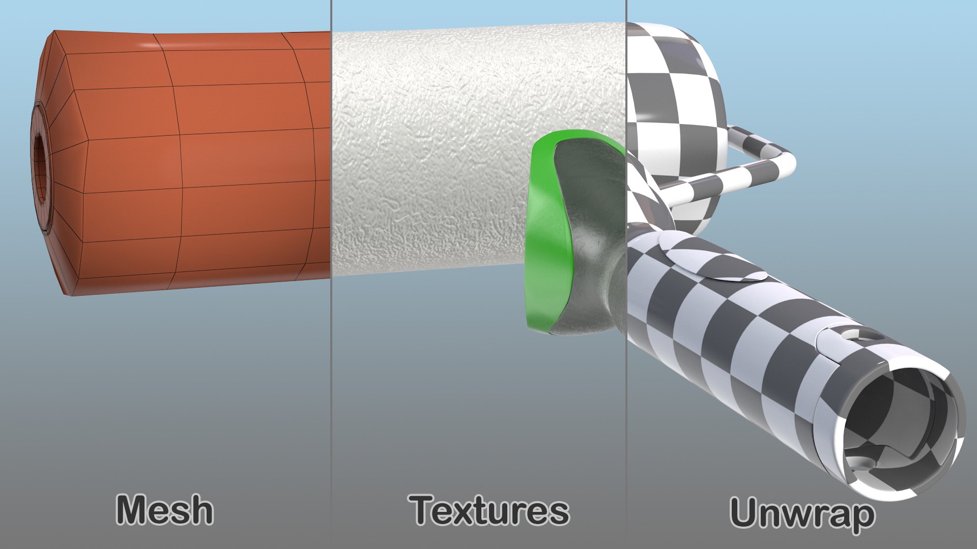 3D paint roller https://p.turbosquid.com/ts-thumb/Mt/OprFbP/g1zOF5hT/paintroller3dmodel008/jpg/1579557059/1920x1080/fit_q87/b353191841a2ad28f47eb3883deae5dcff160302/paintroller3dmodel008.jpg