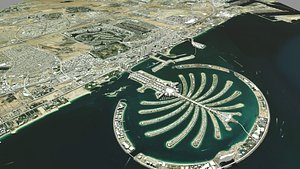 Cityscape Dubai United Arab Emirates 3D