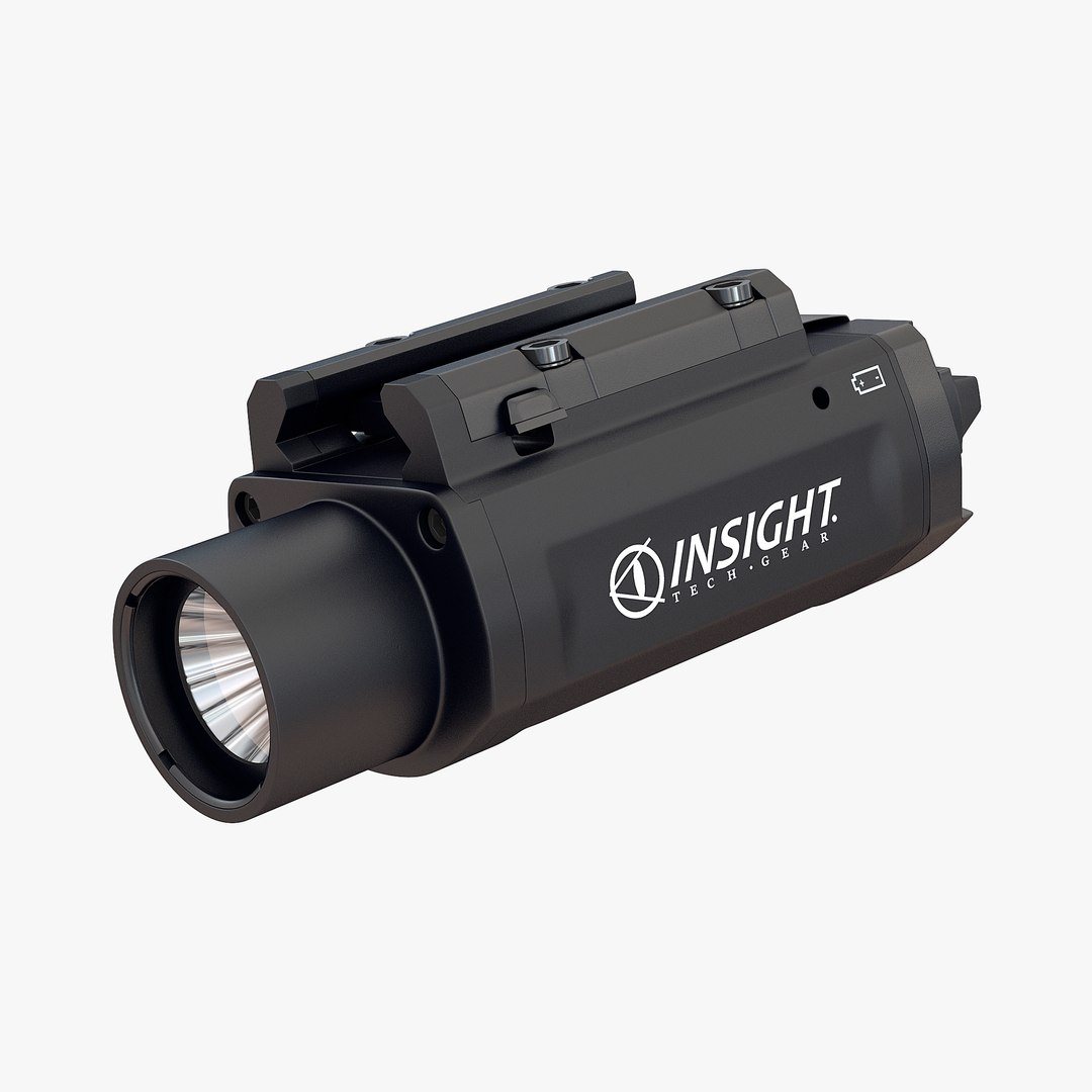 LED Tactical Weapon Light Insight Technology WX150 3D model preview