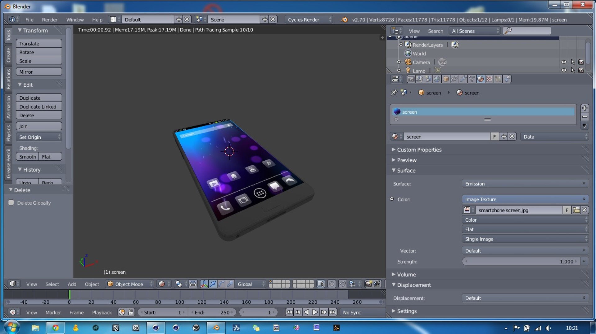 Smart Phone Smartphone C4d