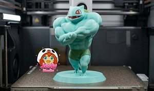 3D Bulbasaur STL