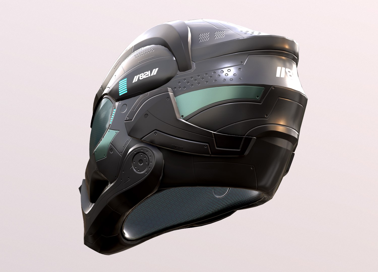 3D Sci-fi Helmet - TurboSquid 1440570