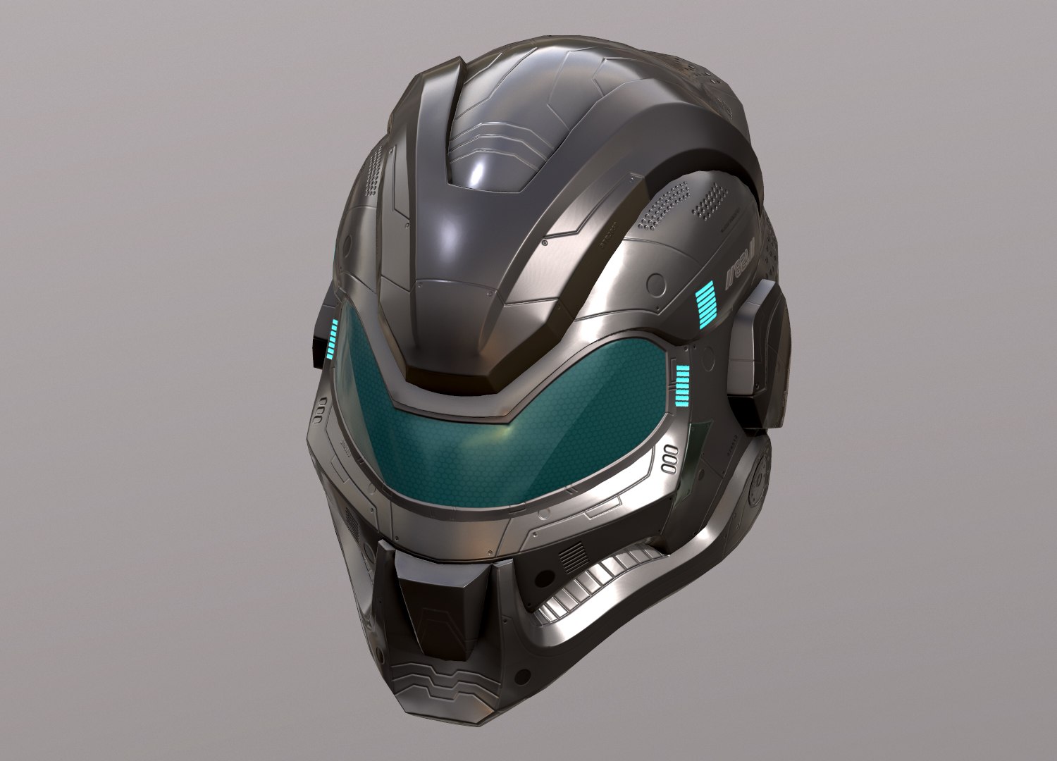 3D Sci-fi Helmet - TurboSquid 1440570