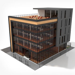 3D Office Building 3 model