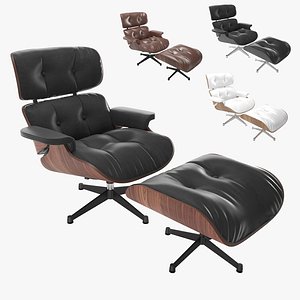 Vitra Eames Lounge Chair with footstool