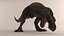 3D model descendant tyrannosaurus rex magnus