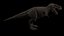 3D model descendant tyrannosaurus rex magnus